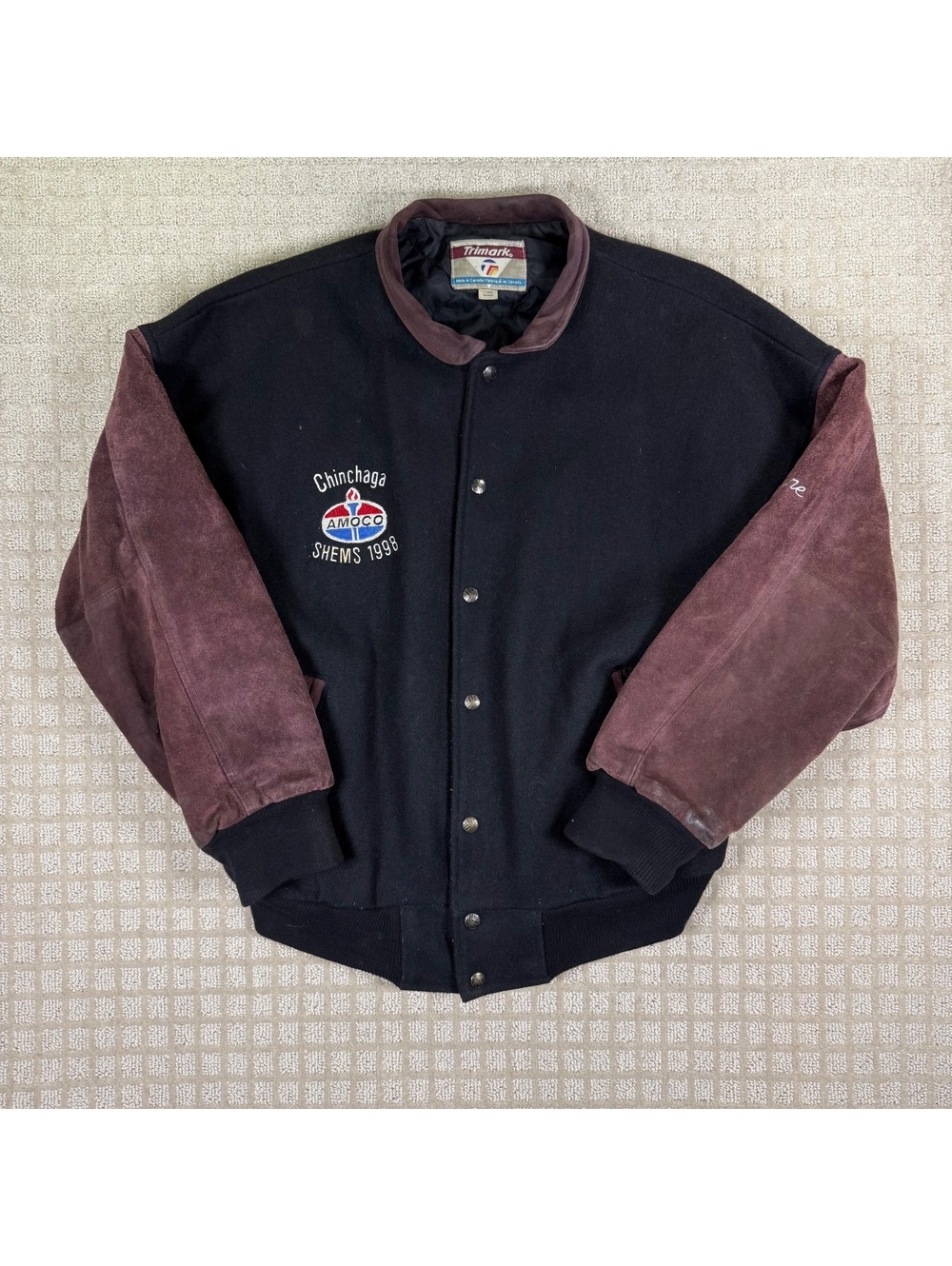 Trimark Amoco Chinchaga News 1998 Varsity Jacket L